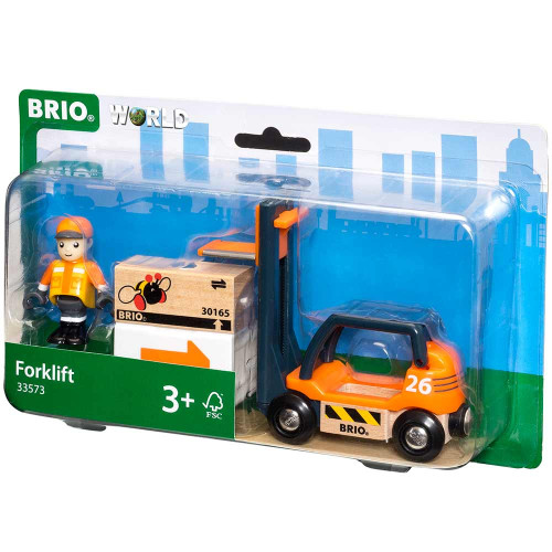 Вилочный магнитный погрузчик для железной дороги BRIO (33573)