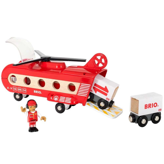 Вантажний вертоліт для залізниці BRIO (33886)