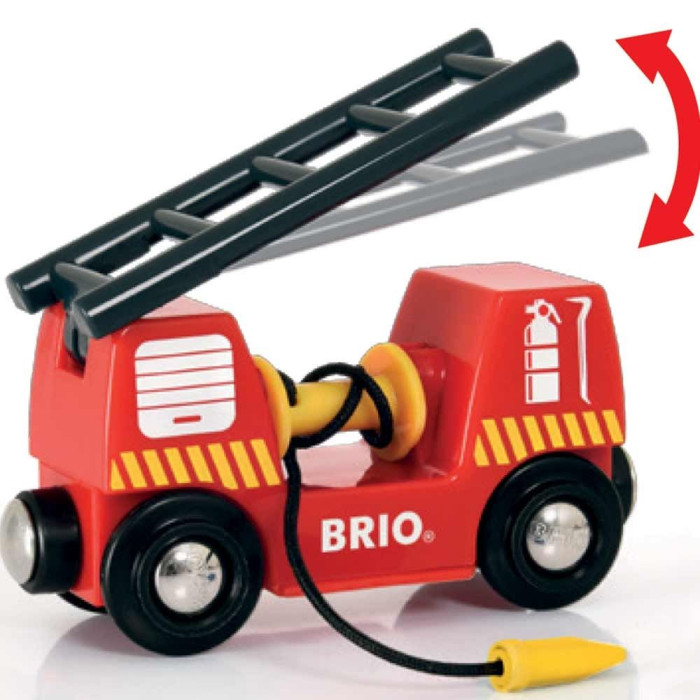 Аварійна пожежна машина для залізниці BRIO (33811)