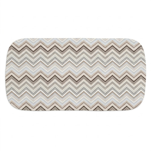 Мусліновий слюнявчик BB009 – органічна бавовна Supima Zig Zag Chocolate