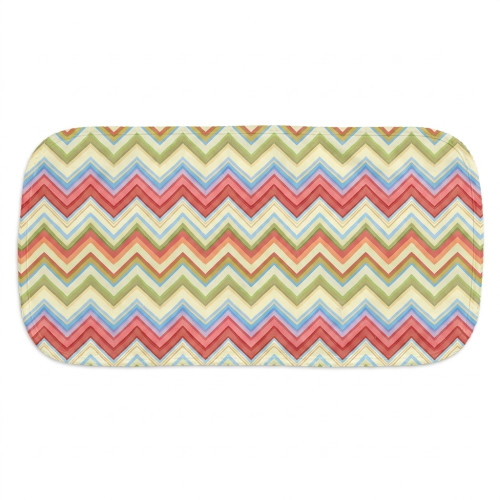 Мусліновий слюнявчик BB009 – органічна бавовна Supima ZIG ZAG COLORFUL