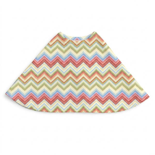 Мусліновий слюнявчик BB010 – органічна бавовна Supima ZIG ZAG COLORFUL