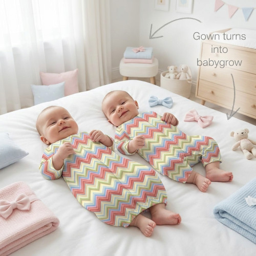 Дитячий комбінезон-трансформер TR001 ZIG ZAG COLORFUL