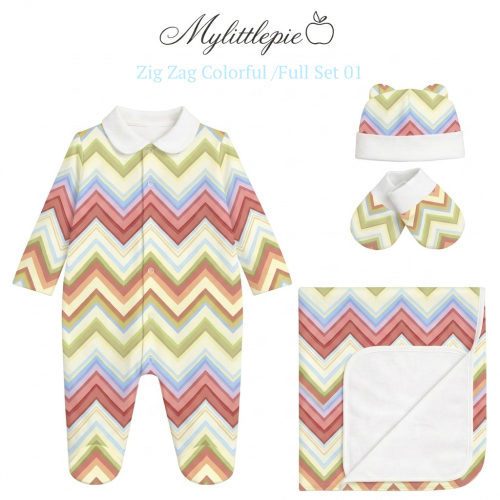 Комплект Full Set FS01 ZIG ZAG COLORFUL 3 pc