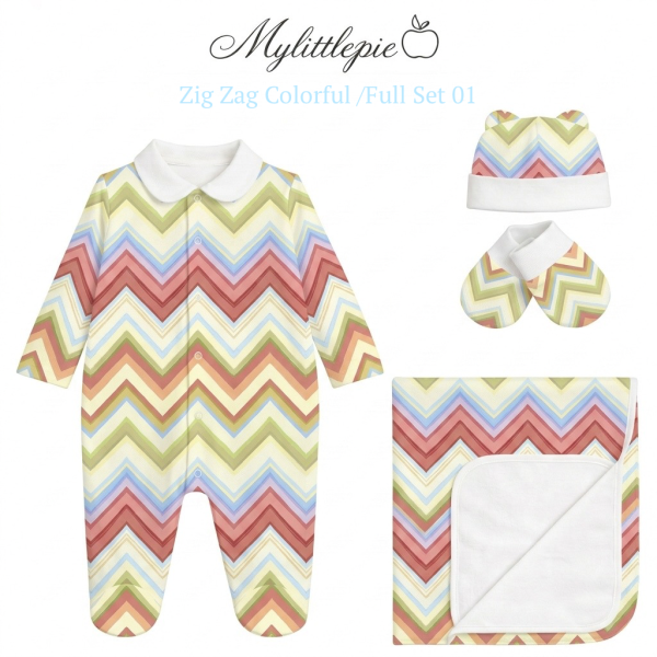 Комплект Full Set FS01 ZIG ZAG COLORFUL 3 pc
