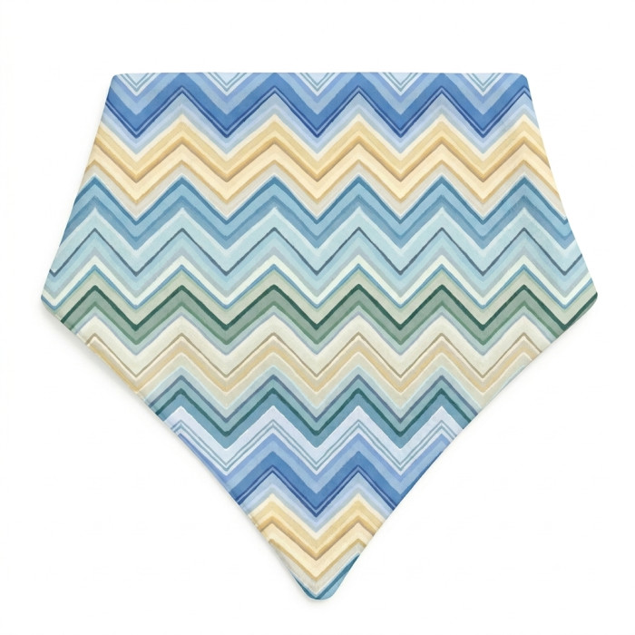 Слинявчик-бандана трикутної форми для немовлят Bib001 ZIG ZAG JEANS