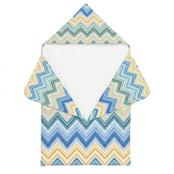 Затишний Конверт (кокон) Babynest C001 ZIG ZAG JEANS