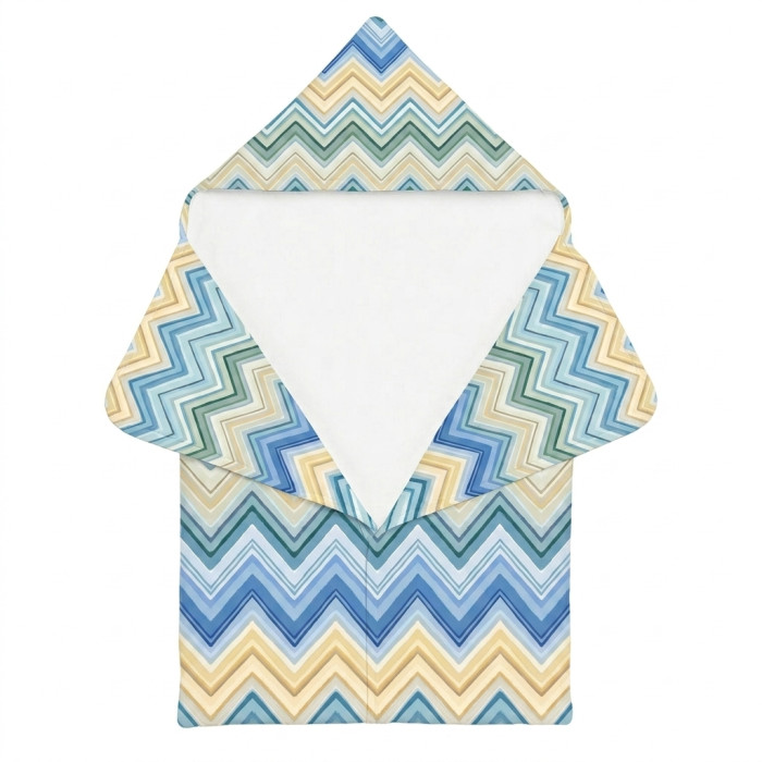 Затишний Конверт (кокон) Babynest C001 ZIG ZAG JEANS