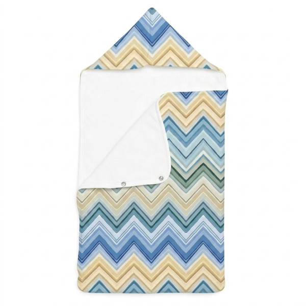 Затишний Конверт (кокон) Babynest C002 ZIG ZAG JEANS