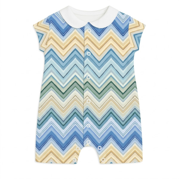 Песочник из хлопка Supima с воротником R003CL ZIG ZAG JEANS