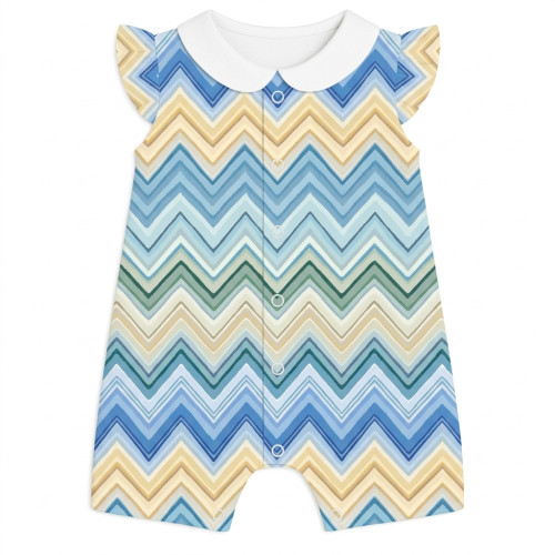 Песочник из хлопка Supima с крылышками и воротником R007CL ZIG ZAG JEANS