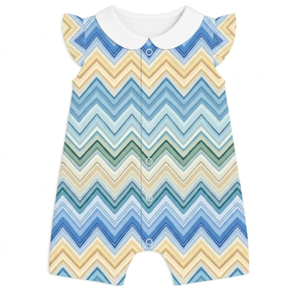 Песочник из хлопка Supima с крылышками и воротником R007CL ZIG ZAG JEANS