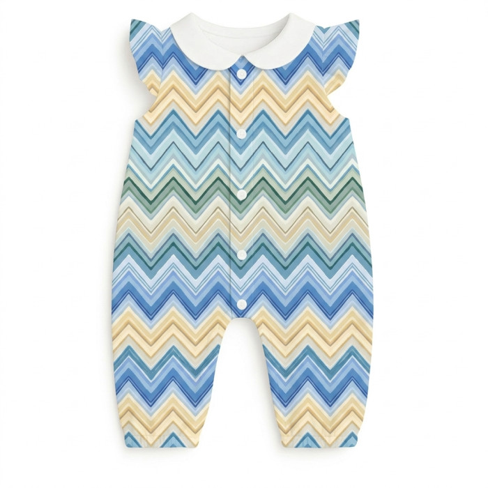 Довгий пісочник із крильцями з бавовни Supima R011 ZIG ZAG JEANS