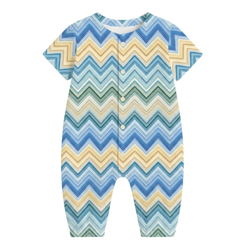 Длинный песочник с рукавами из хлопка Supima R017 ZIG ZAG JEANS