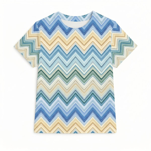 Футболка з коротким рукавом для хлопчиків та дівчаток TSH001 ZIG ZAG JEANS