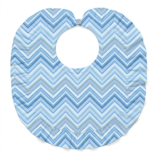 Слинявчик з обробкою рюшкой BIB006 ZIG ZAG OCEAN