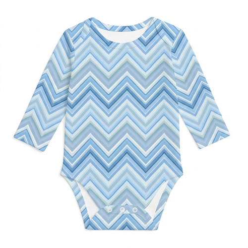 Боди с длинным рукавом  для малышей BLS001  ZIG ZAG OCEAN