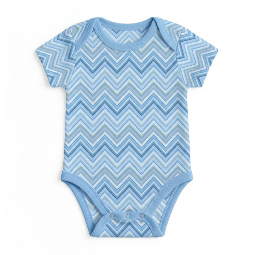 Боді з коротким рукавом для немовлят BSHL001  ZIG ZAG OCEAN