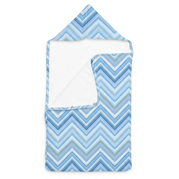 Затишний Конверт (кокон) Babynest C002 ZIG ZAG OCEAN