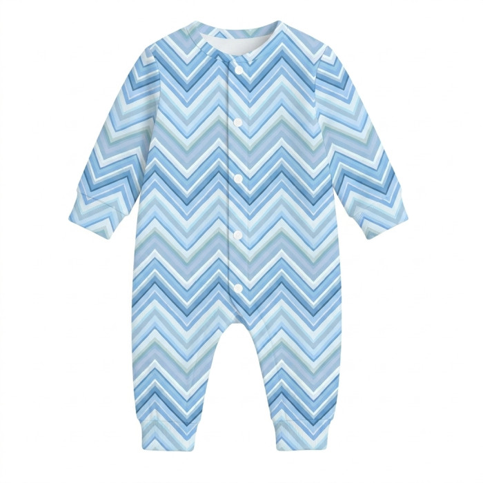 Ромпер з довгим рукавом K060 ZIG ZAG OCEAN