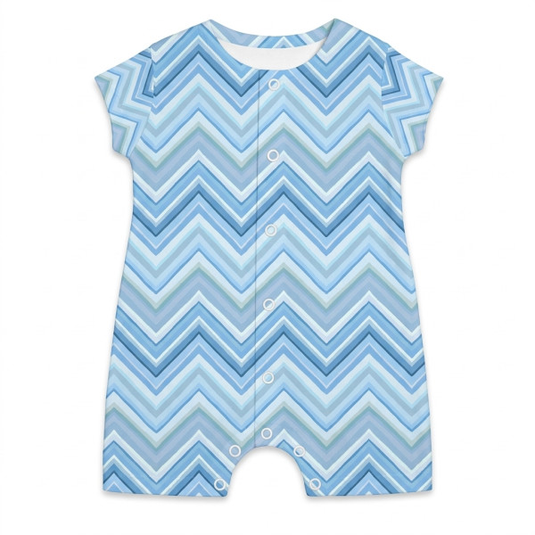 Песочник из хлопка Supima R003 ZIG ZAG OCEAN