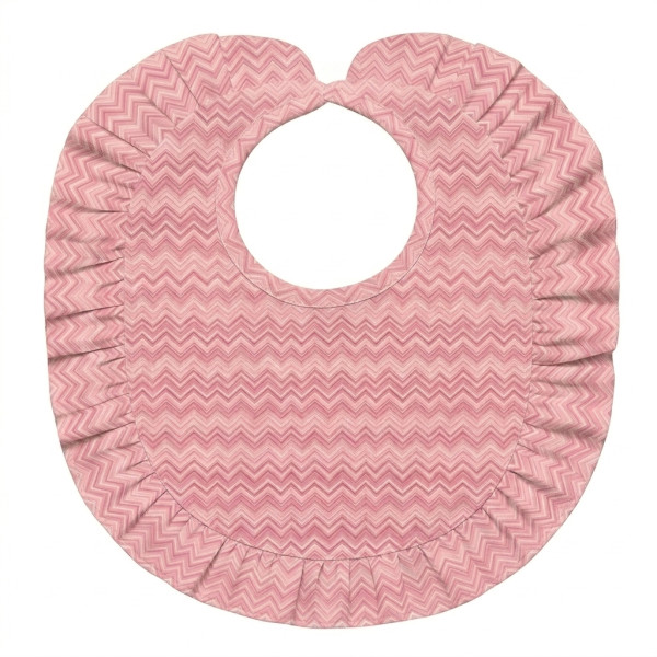 Слинявчик з обробкою рюшкой BIB006 ZIG ZAG POWDER