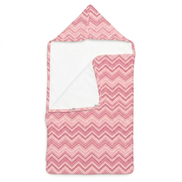 Затишний Конверт (кокон) Babynest C002 ZIG ZAG POWDER