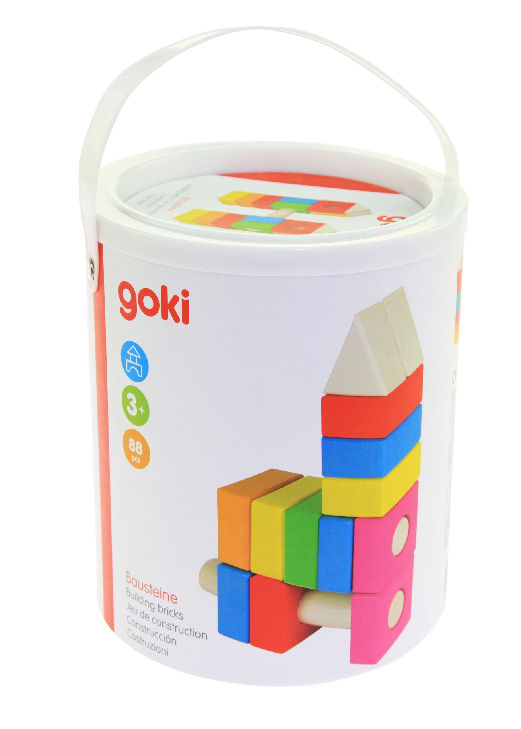 goki Конструктор дерев'яний Будівельні блоки (рожевий) 58589