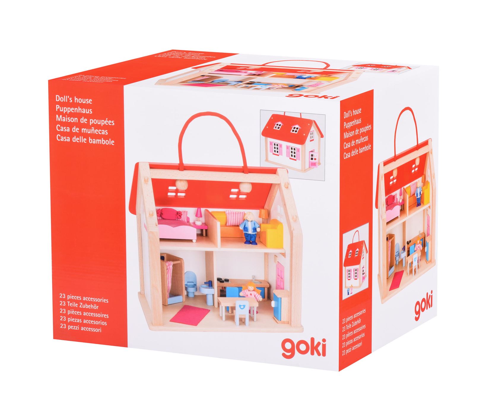 goki Ляльковий будиночок Дорожній з ручкою 51780G