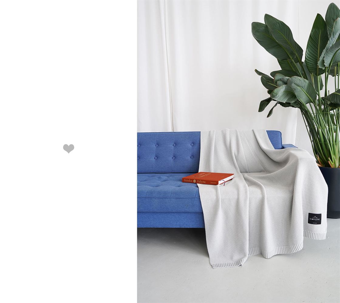 Великий бамбуковий плед LULLALOVE Classic Gray 160х120 см