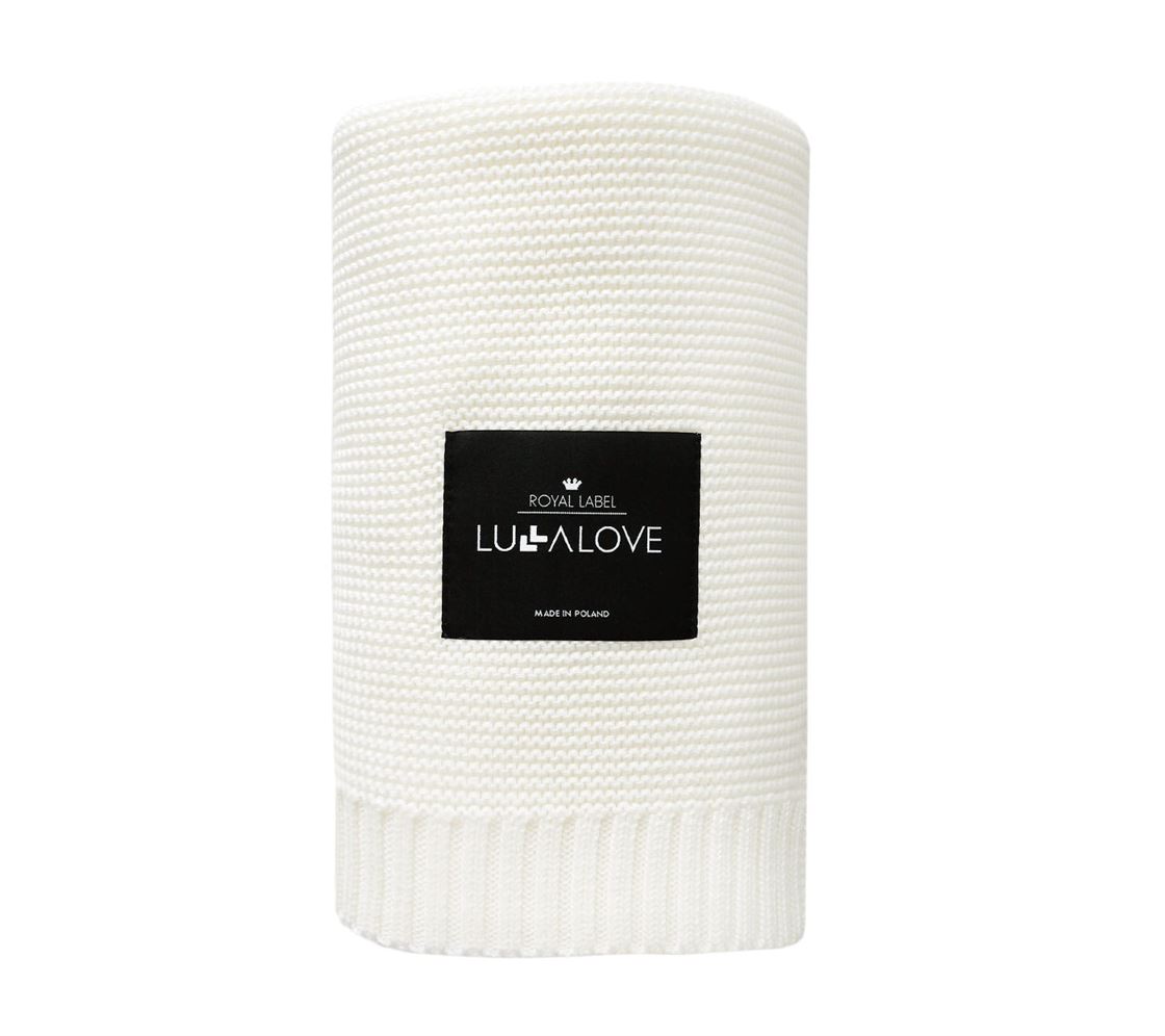 Дитячий бамбуковий плед LULLALOVE Classic White Coconut 80х100 см