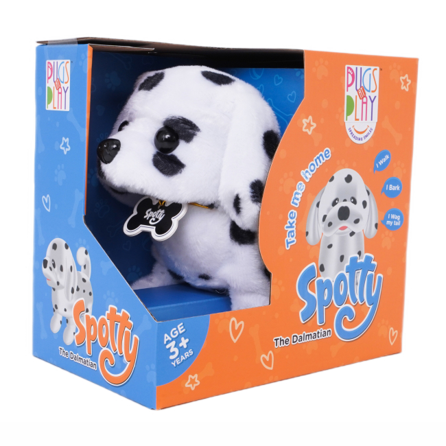 Іграшка Pugs at Play Далматин SPOTTY, арт. ST-PAP02