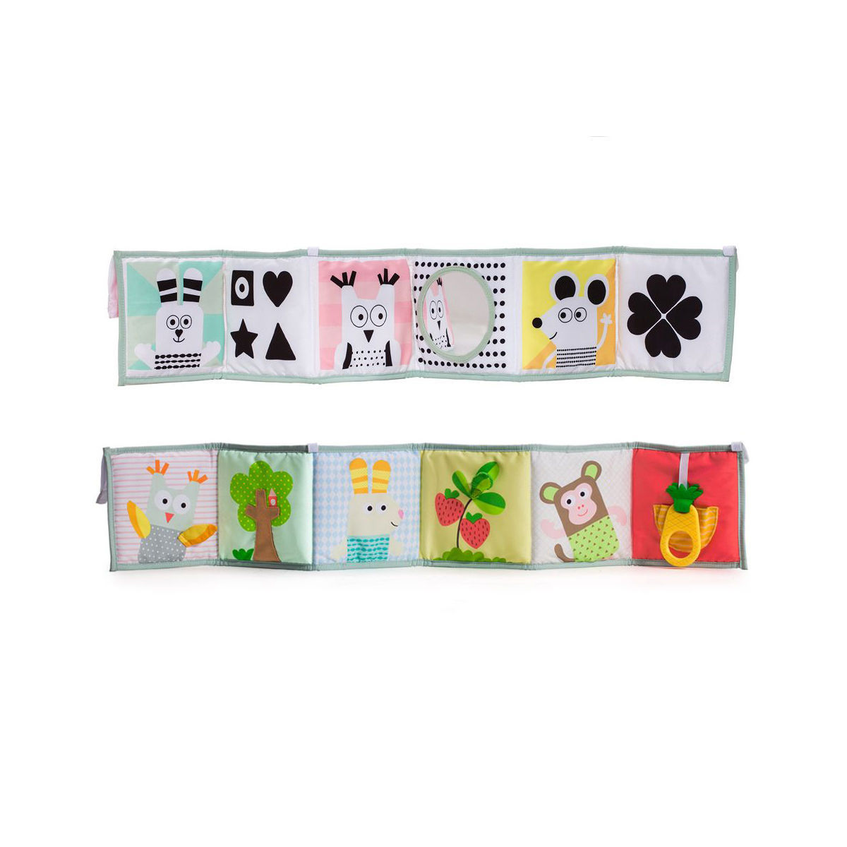 Taf Toys Розвиваюча Книжка-Розкладушка - Мишенята-Мавпенята
