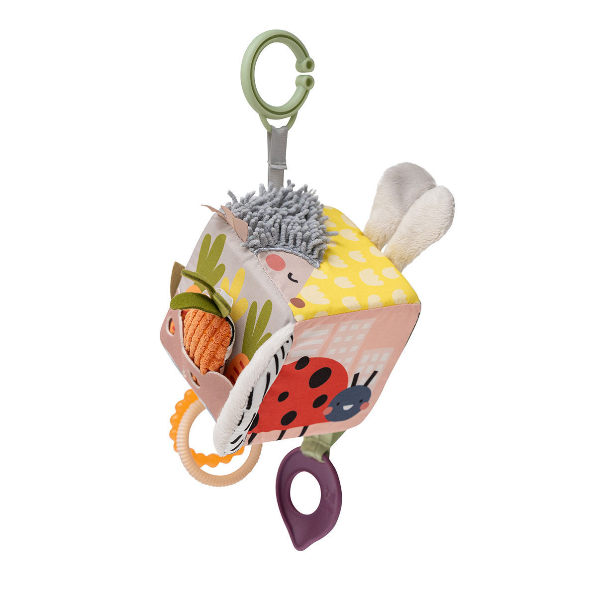 Taf Toys Розвиваюча іграшка-кубик колекції Садочок у місті - " Їжачок і бурячок"