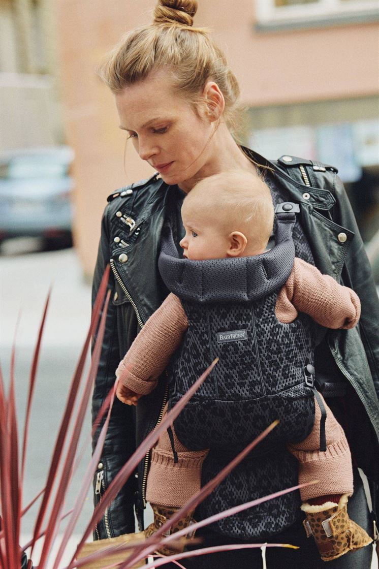 Рюкзак-кенгуру для немовлят BabyBjorn MOVE 3D Mesh Antracyt Leopard