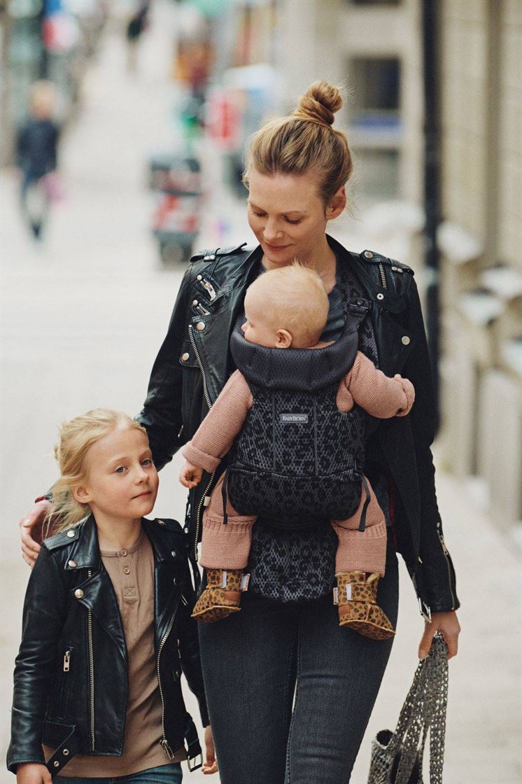Рюкзак-кенгуру для немовлят BabyBjorn MOVE 3D Mesh Antracyt Leopard