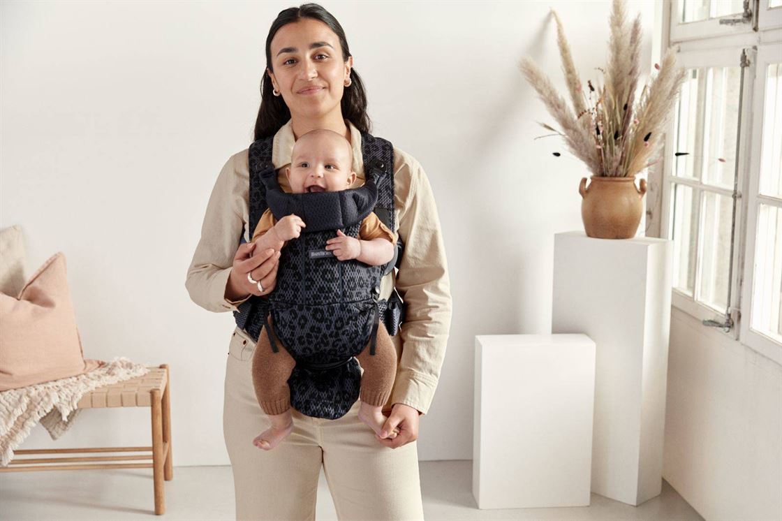 Рюкзак-кенгуру для немовлят BabyBjorn MOVE 3D Mesh Antracyt Leopard