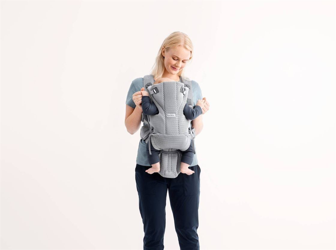 Рюкзак-кенгуру для немовлят BabyBjorn MOVE 3D Mesh Grey