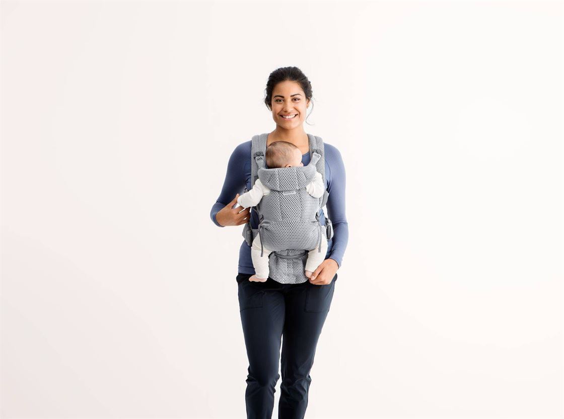 Рюкзак-кенгуру для немовлят BabyBjorn MOVE 3D Mesh Grey