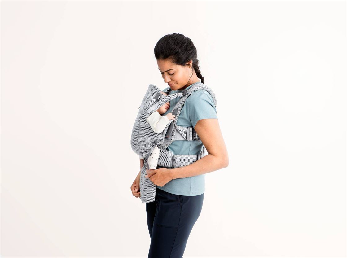 Рюкзак-кенгуру для немовлят BabyBjorn MOVE 3D Mesh Grey