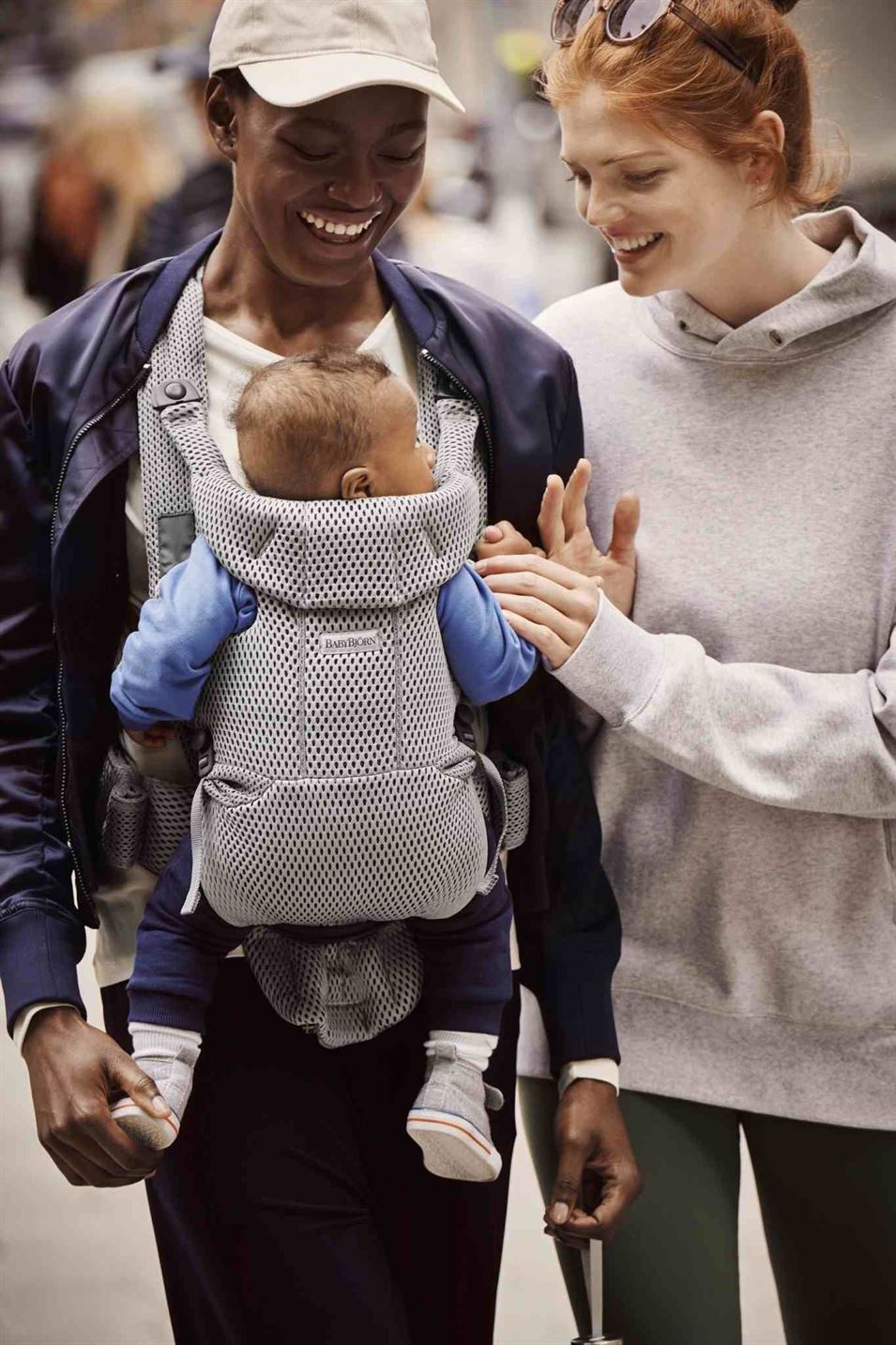 Рюкзак-кенгуру для немовлят BabyBjorn MOVE 3D Mesh Grey