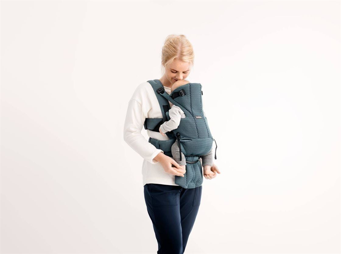 Рюкзак-кенгуру для немовлят BabyBjorn MOVE 3D Mesh Green