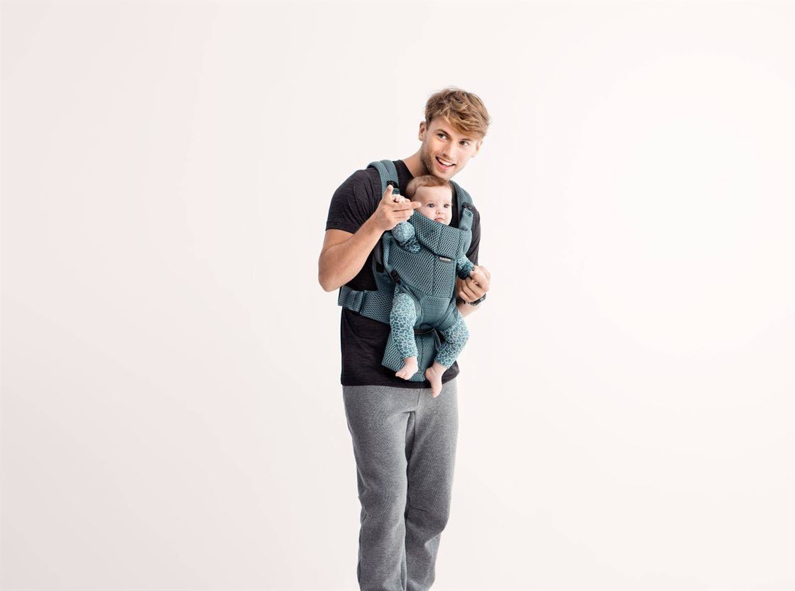 Рюкзак-кенгуру для немовлят BabyBjorn MOVE 3D Mesh Green