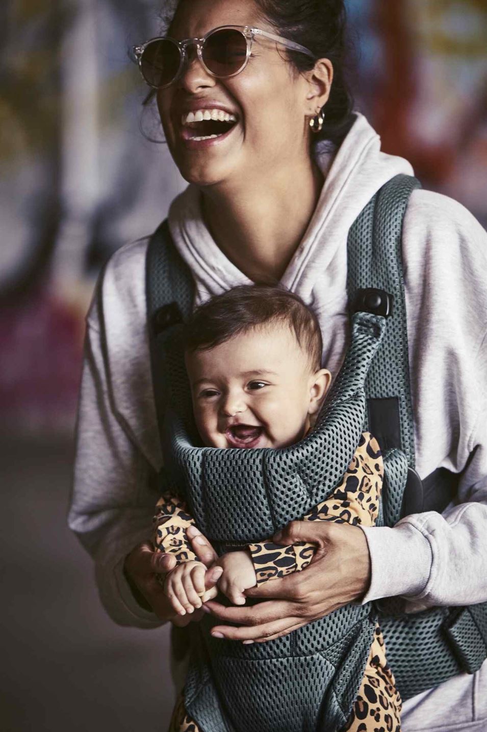 Рюкзак-кенгуру для немовлят BabyBjorn MOVE 3D Mesh Green