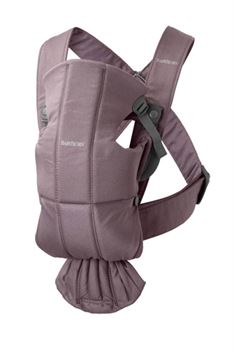 Рюкзак-кенгуру для немовлят BabyBjorn MINI Cotton Dark Purple