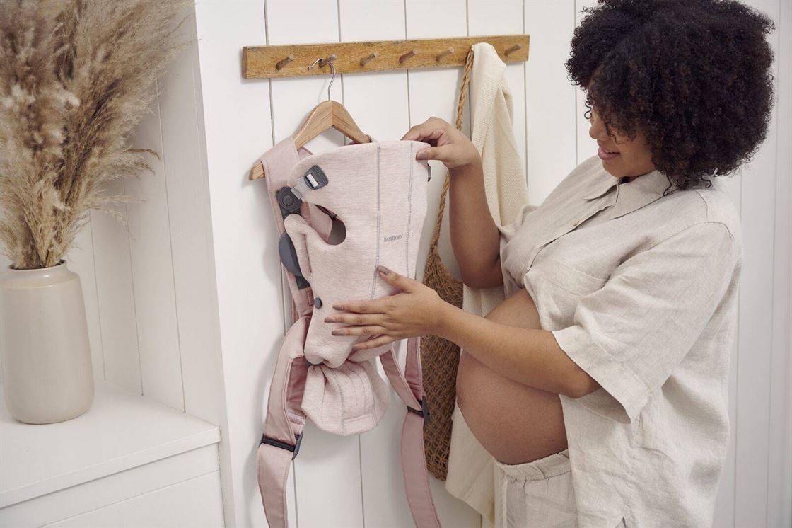 Рюкзак-кенгуру для немовлят BabyBjorn MINI 3D Jersey Light Pink