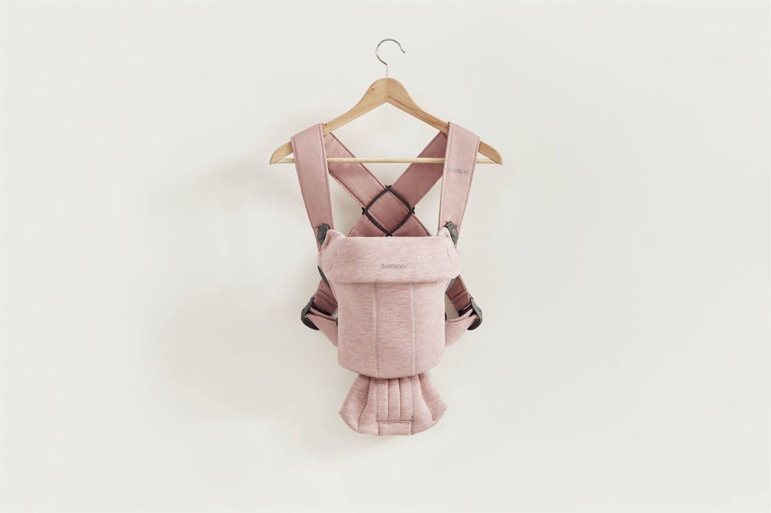Рюкзак-кенгуру для немовлят BabyBjorn MINI 3D Jersey Light Pink