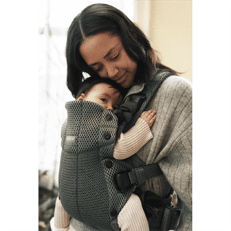 Рюкзак-кенгуру для немовлят BabyBjorn Harmony Mesh 3D Dark Green