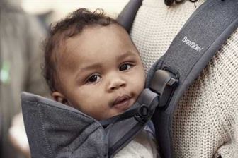 Рюкзак-кенгуру для немовлят BabyBjorn ONE Denim Grey
