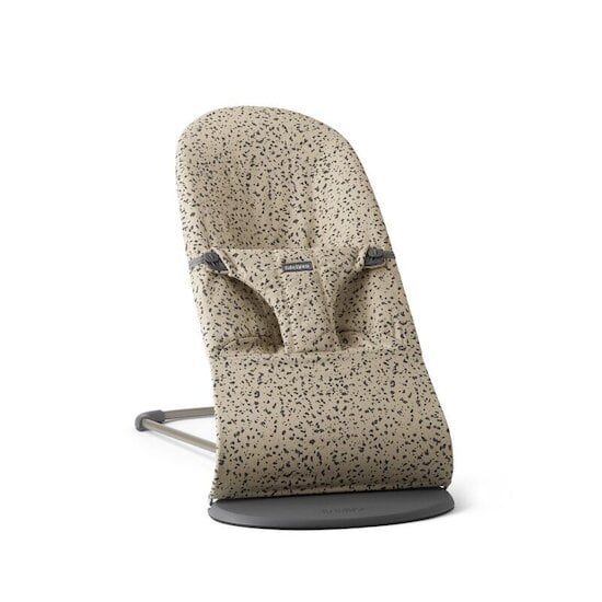 Шезлонг для немовлят BabyBjorn Bouncer BLISS Woven Beige/Dark Grey 
